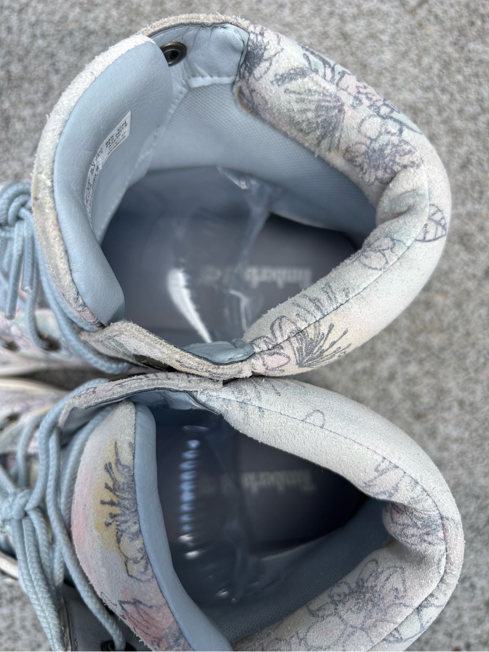 Timberland Londyn Floral 6” Sneaker Boots Women 7.5 Rare A1X46 - Picture 9 of 13
